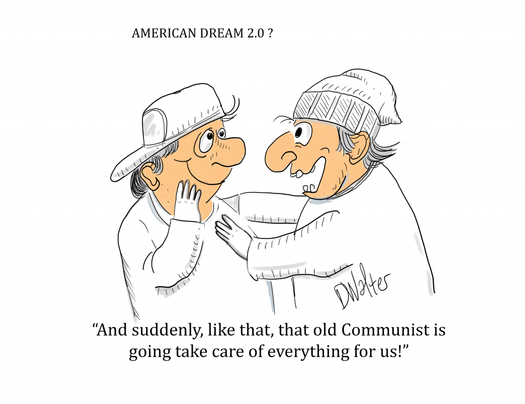 The old Communist cartoon