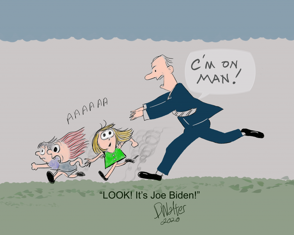 Joe Biden loves children maybe a little too much.