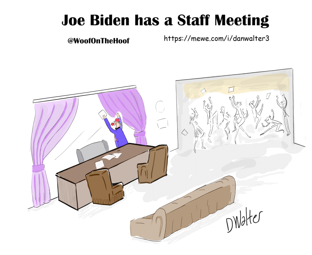 Joe Biden Calls a Staff Meeting